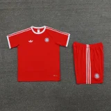 2024 Italy red cotton training suit