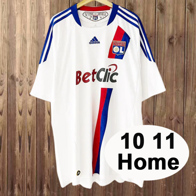 2010-11 Lyon home retro jersey