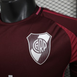 2024-25 River Plate third player version jersey (The player version is more slim fit, it is recommended to buy one size larger)
