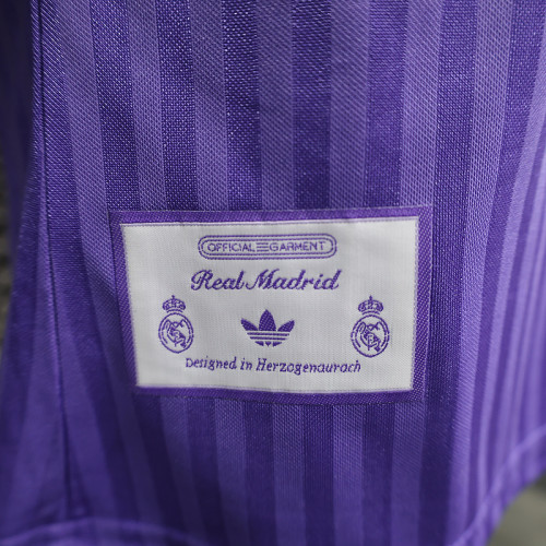 2025-26 Real Madrid   Purple special player version jrsey   (The player version is more slim fit, it is recommended to buy one size larger)