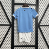 2025-26 .Manchester City  home kid kit