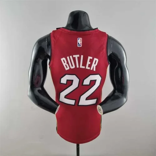 75th Anniversary Miami Heat Jordan BUTLER#22 Burgundy NBA Jersey