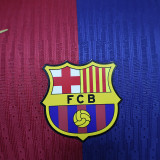 2024-25 Barcelona home player version jersey(The player version is more slim fit, it is recommended to buy one size larger)