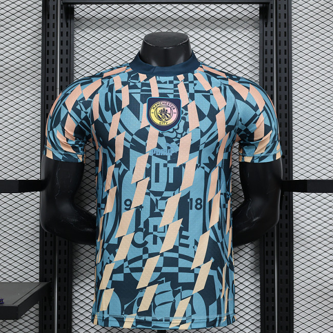 2024-25 Manchester City Special Player version jersey (The player version is more slim fit, it is recommended to buy one size larger)