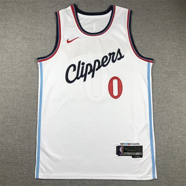 24th season Clippers white jersey series