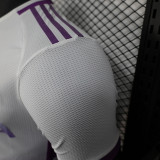 2025-26 Algeria special version white purple soccer jersey size
