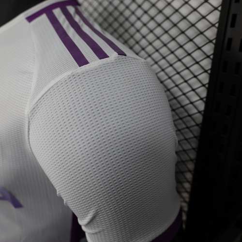 2025-26 Algeria special version white purple soccer jersey size