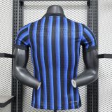 2025-26.Inter Milan   home player version jersey (The player version is more slim fit, it is recommended to buy one size larger)