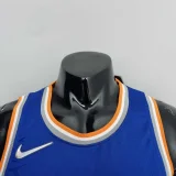 75th Anniversary Ross #4 New York Knicks Blue NBA Jersey