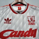 Liverpool 1989-91 away soccer jerseys