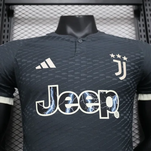 Juventus 2023-24 third player version soccer jerseys   (The player version is more slim fit, it is recommended to buy one size larger)
