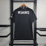 Benfica 2023-24 black away Soccer jersey