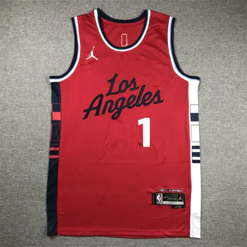 24th season Clippers red jersey series