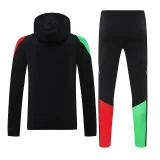 2024-25 arsenal black hoodie suit