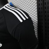 2024-25 Real Madrid black goalkeeper player version(The player version is more slim fit, it is recommended to buy one size larger)