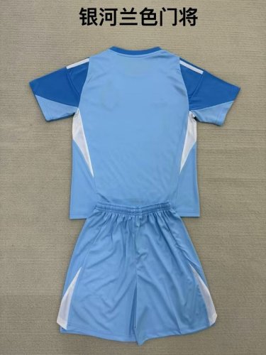 2025-26 Galaxy blue goalkeeper kid kit