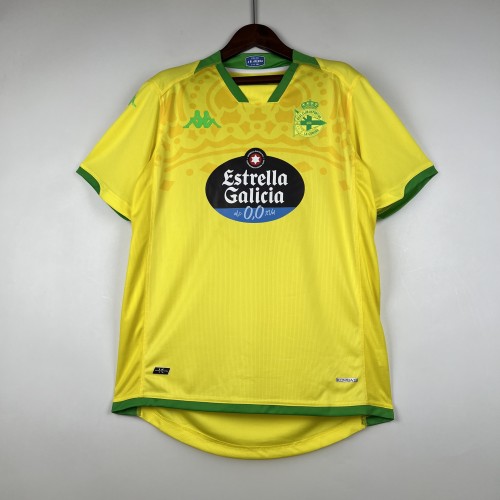 2023-24 Deportivo de La Coruña away soccer jersey