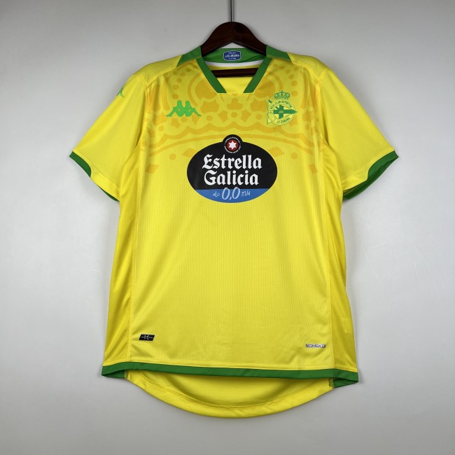 2023-24 Deportivo de La Coruña away soccer jersey