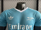 2024-25 Arsenal Light Blue Player version jersey (The player version is more slim fit, it is recommended to buy one size larger)