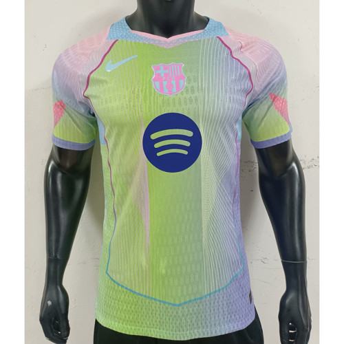 2025-26 Barcelona Green Pink Special Edition Player Version Jersey