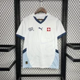 2024 Switzerland Away White Jersey
