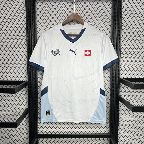 2024 Switzerland Away White Jersey