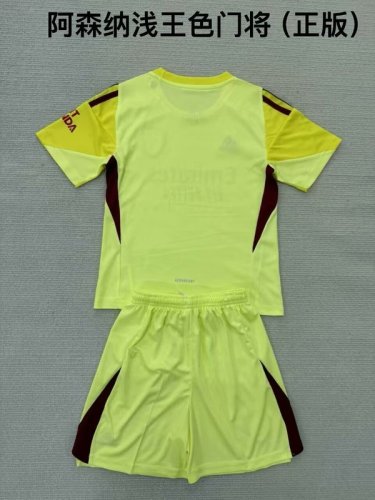 2025-26 ASN Yellow goalkeeper kid kit