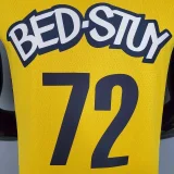 BIGGIE#72 Brooklyn Nets Commemorative Edition Yellow
