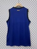 2024-25 Barcelona  Blue and Red Basketball Jersey