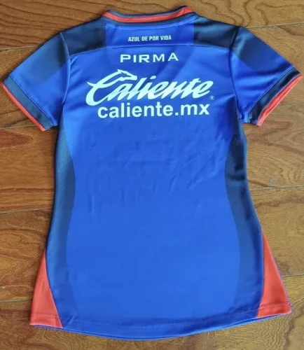 2023-24 women cruz azul home blue soccer jersey