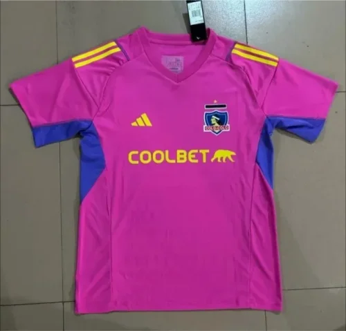 2024 colo colo Pink goalkeeper soccer jersey