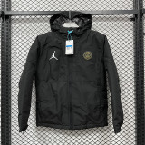 2024-25 Paris Saint Germain   Black Cotton Jacket