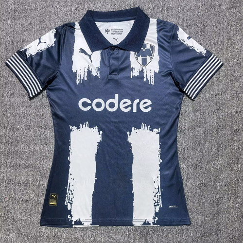 2025-26 Monterrey White Blue Special Edition Women Jersey