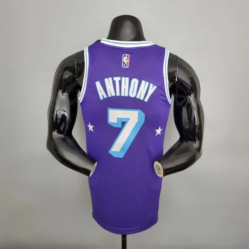 2022 75th Anniversary Anthony #7 Lakers City Edition Purple