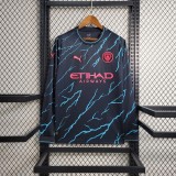 2023-24 Manchester City away long sleeve jersey