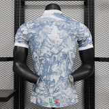 2024-25 Italy White Special Player Version Jersey (The player version is more slim fit, it is recommended to buy one size larger)
