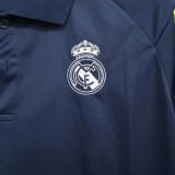 2023-24 Real Madrid blue polo