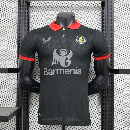 2024-25 Bayer Leverkusen 120th anniversary edition player version jersey (The player version is more slim fit, it is recommended to buy one size larger)