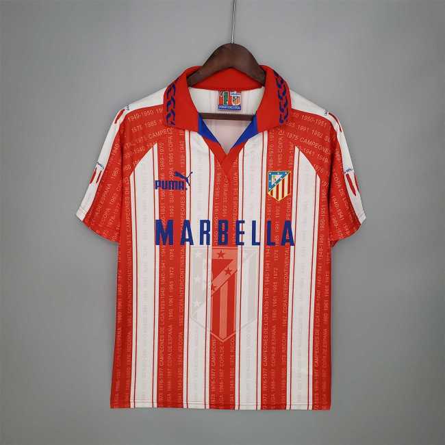 1995-96 Atletico Madrid home jersey