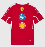2025 Ferrari red round neck F1 1
