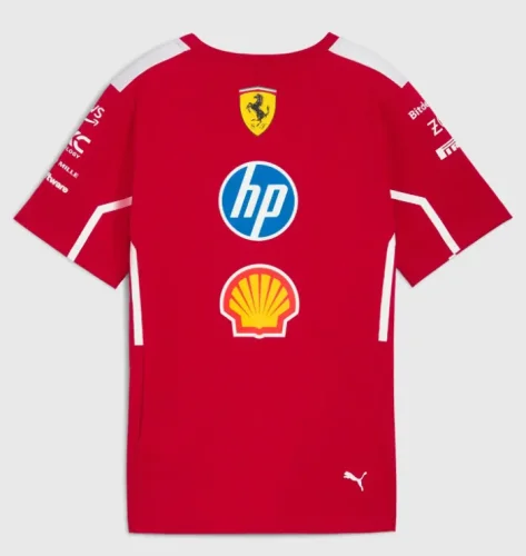 2025 Ferrari red round neck F1 1