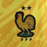 2024 France Yellow Goalkeeper Jersey