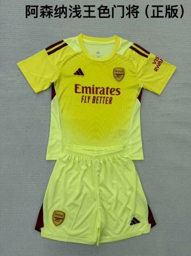 2025-26 ASN Yellow goalkeeper kid kit