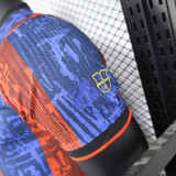 2024-25 Barcelona   Red and Blue Special Player Version jersey   (The player version is more slim fit, it is recommended to buy one size larger)