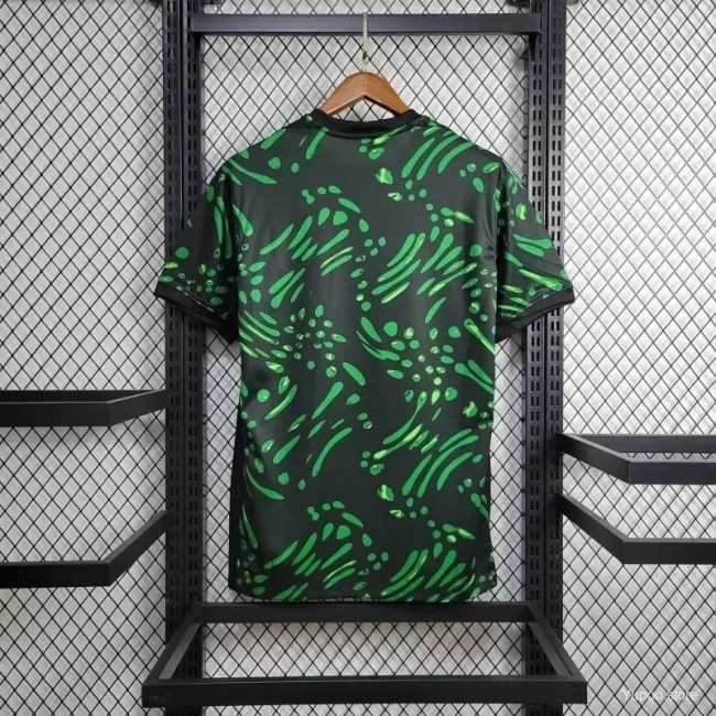 52024 Nigeria home green black jersey