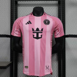 2025-26 Miami home pink player version jersey  (The player version is more slim fit, it is recommended to buy one size larger)