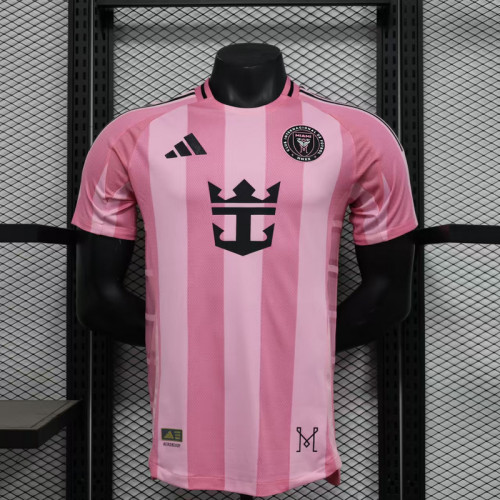 2025-26 Miami home pink player version jersey  (The player version is more slim fit, it is recommended to buy one size larger)