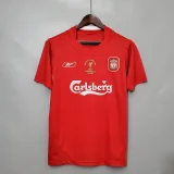 Liverpool 2005 home Champions League version soccer jerseys