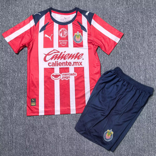 2025-26 Chivas home kid kit