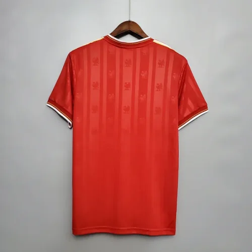 Liverpool 1985-86 home soccer jerseys